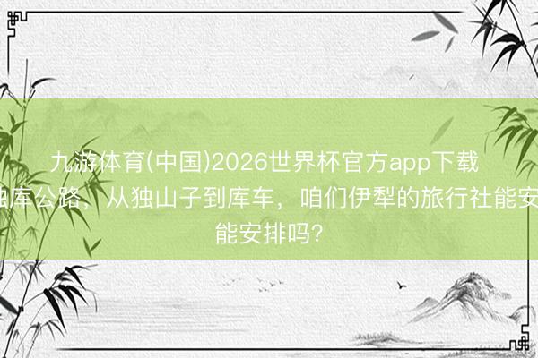 九游体育(中国)2026世界杯官方app下载 完好独库公路，从独山子到库车，咱们伊犁的旅行社能安排吗？
